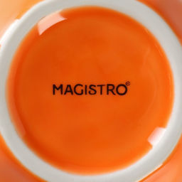 Кружка Magistro «Церера», 400 мл, фарфор, оранжевая