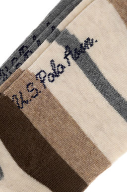 Женские кремовые носки-двойки Неожиданная скидка в корзине - U.s. polo assn фото 3