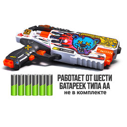 Бластер "Тесла-Шок" с полимерными пулями, в коробке