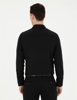 Siyah Slim Fit Arm_rl_ Uzun Kollu G_mlek - Pierre cardin фото 5