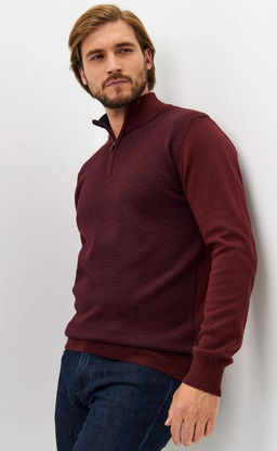 Джемпер F121-15-12032 bordo