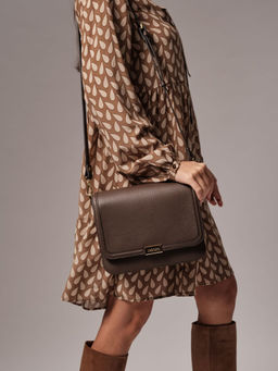 Сумка через плечо Deboro 30532 серый дым