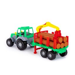 Алтай, трактор с полуприцепом-лесовозом - Полесье фото 2