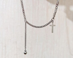 Кулон из стали на цепочке