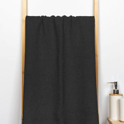 23С199-ШР/у. 60*140 Полотенце "Зефир-вафля" цв. 147 рис. 1 чёрный