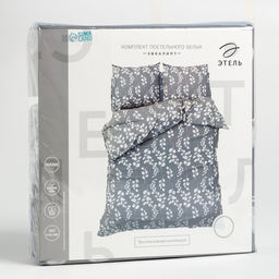 Постельное бельё Этель евро Эвкалипт 200*217 см, 220*240 см, 70*70 см - 2 шт  фото 12