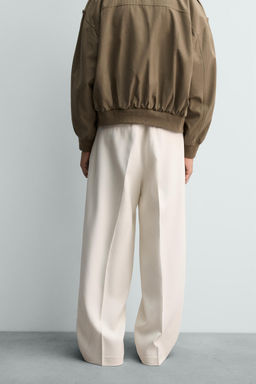 LIMITED EDITION VISCOSE PLEATED TROUSERS - Zara фото 3