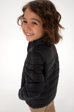 Erkek _ocuk Siyah Mont Sepette S_rpriz _ndirim