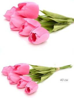Цветок искусственный Тюльпан 40 см / W91004 /уп 6/12/1200/ - Галеонтрейд фото 6