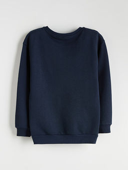 Bisiklet Yaka Fenerbah?e Bask?l? Erkek ?ocuk Sweatshirt