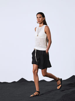 Топ ажурной вязки / Zarina  фото 3