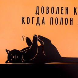 Цена за 2 шт. Коврик под миску «Довольный котик», 43х28 см