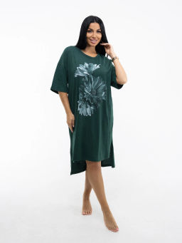 Туника женская, цвет зеленый