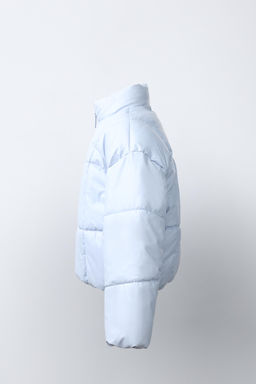 CAZADORA ACOLCHADA BRILLO WATER REPELLENT / Azul pastel - Zara фото 3