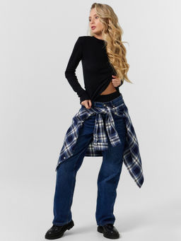 Комплект "термо" женский (фуфайка, легинсы) в черном цвете