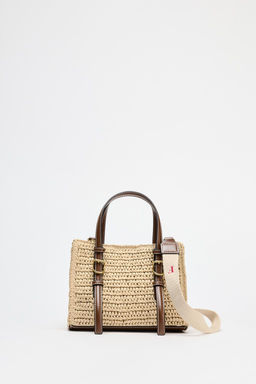 WOVEN MINI TOTE BAG - Zara фото 8