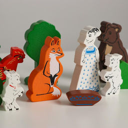 Конструктор деревянный «Лесные сказки», 35 деталей