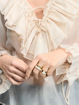 Набор колец с эпоксидной смолой / Zarina  фото 5