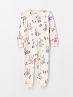 Bisiklet Yaka Basic K?z Bebek Tulum