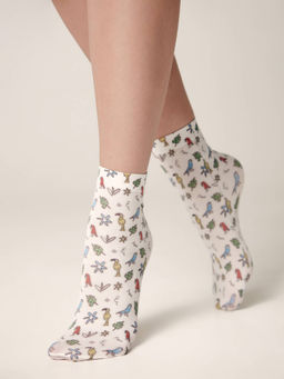 Цена за 2 пары. Носки Классические CONTE Носки с рисунком mix - Conte elegant фото 38