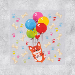 Термонаклейка для декорирования текстильных изделий  «Пёсик», 14 х 14 см