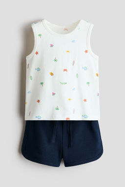 Conjunto de 2 piezas en algod?n