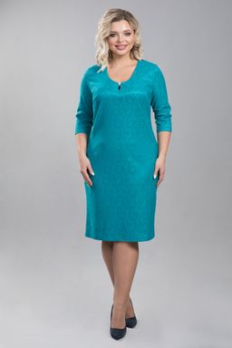 Платье 1230 бирюзовый - Novita фото 2