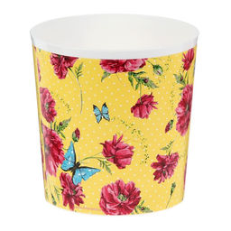 Цена за 7 шт. Кашпо «Цветы и бабочки», 1.6 л
