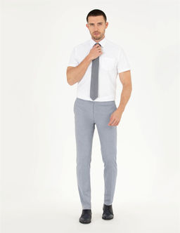 Beyaz Regular Fit K_sa Kollu Klasik G_mlek - Pierre cardin фото 4