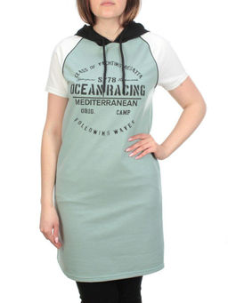 11794 MENTHOL Туника спортивная женская (100% хлопок) - Фабричный китай фото 2