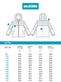 ACOOLA / Куртка детская для мальчиков Haro разноцветный  фото 9