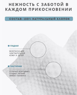 Полотенца - салфетки хлопок 20х20см, 40шт