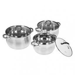 Набор посуды "Bella Cucina" 6 пр (3,9л,5,1 л,6,6 л) , арт. BC-2056
