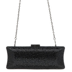 18026 черный, Женская сумка стразы, Barcelo Biagi