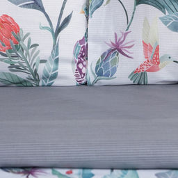 Постельное бельё Этель 1.5 сп Тропический сад 143х215 см, 150х214 см, 50х70 см -2 шт, поплин  фото 2