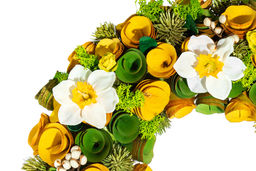 Пасхальное украшение венок 33*33*8 см, Солнечное утро, круг - Elan gallery фото 6