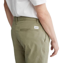 Брюки Timberland Chino Pant Twill Squam Lake Stretch зеленые  фото 5