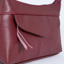 Сумка кросс-боди на молнии, цвет бордовый - Simaland фото 6