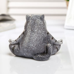 Фигурка полистоун лак «Котик-йог», 10×7.5×9 см, МИКС