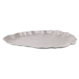 Блюдо сервировочное Clams серого цвета из коллекции Sea treasures