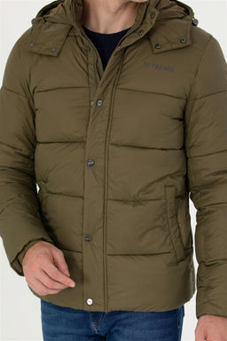 U. S. Polo Assn / Мужское пальто цвета хаки - U.s. polo assn фото 6