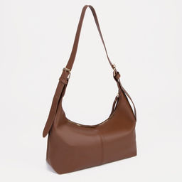 Сумка-мешок, отдел на молнии, регулируемый ремень, цвет коричневый - Simaland фото 2