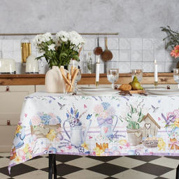 Скатерть Этель Цыплята и куличи 180х147 см, 100% хл, саржа 190 гр/м2  фото 5