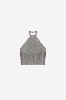 MESH HALTER TOP LUDOVIC DE SAINT SERNIN x ZARA  фото 2