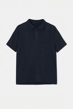 Kahverengi Regular/Normal Kesim Dokulu Polo Yaka T-shirt TMNSS26PO00005 - Trendyolmilla фото 4