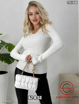 Женская базовая однотонная кофта