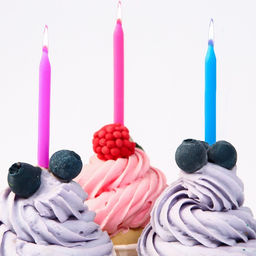 Набор свечей с цветным пламенем для торта, 12 шт., Трансформеры