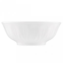 "Роса" Блюдце для варенья (розетка) фарфоровое д10,6см, h4см, 200мл, рельефный борт, белый (Китай)