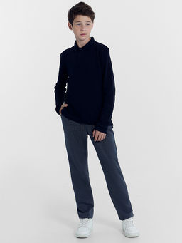 Джемпер для мальчиков в темно-синем оттенке - Mark formelle фото 2