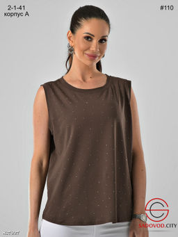 Майка летняя со стразами